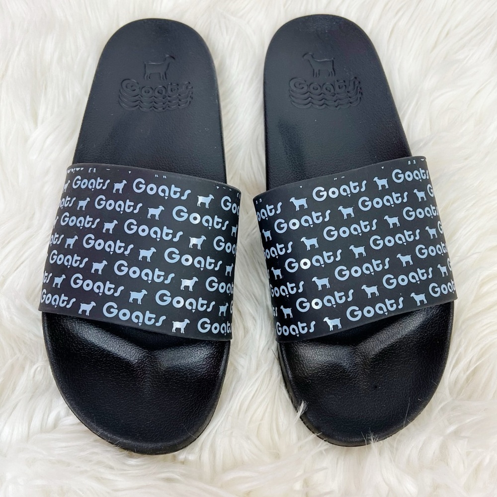 NWOB GOATS Men’s Slip On Pool Slide Sandal